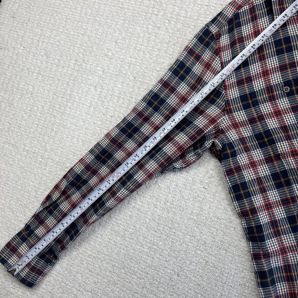 Wind River Mens Medium Long Sleeve Flannel Red / Blue Plaid Lumberjack Outdoor - Picture 10 of 12